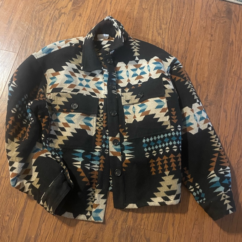 Geometric Patterned Jacket - image 1
